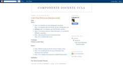 Desktop Screenshot of componentedocenteucla.blogspot.com