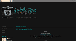 Desktop Screenshot of natalierowephotography.blogspot.com