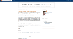 Desktop Screenshot of makemoneyopportunities.blogspot.com