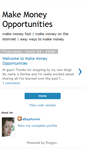 Mobile Screenshot of makemoneyopportunities.blogspot.com
