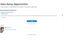 Tablet Screenshot of makemoneyopportunities.blogspot.com