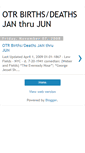 Mobile Screenshot of otrbirths.blogspot.com