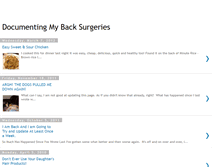 Tablet Screenshot of documentingmybacksurgeries.blogspot.com