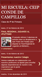 Mobile Screenshot of miescuelaceipcondedecampillos.blogspot.com