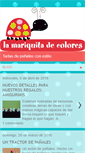 Mobile Screenshot of lamariquitadecolores.blogspot.com