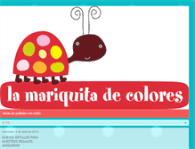 Tablet Screenshot of lamariquitadecolores.blogspot.com