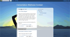 Desktop Screenshot of cementationusa-wellness-contest.blogspot.com