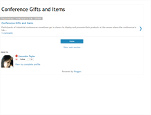 Tablet Screenshot of conferencegiftsanditems.blogspot.com
