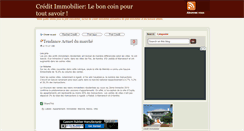 Desktop Screenshot of creditimmobilierinfo.blogspot.com