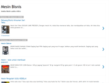 Tablet Screenshot of mesin-usaha.blogspot.com