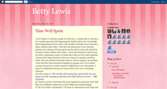 Desktop Screenshot of bettytlewis.blogspot.com