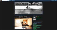 Desktop Screenshot of corieismyjones.blogspot.com