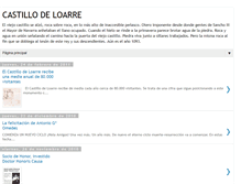 Tablet Screenshot of castillodeloarre.blogspot.com