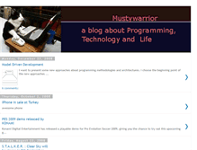 Tablet Screenshot of mustywarrior.blogspot.com