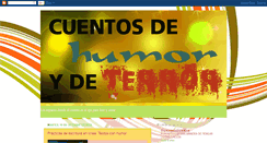 Desktop Screenshot of educakimein-cuentosdehumoryterror.blogspot.com