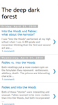 Mobile Screenshot of deepdarkforest.blogspot.com