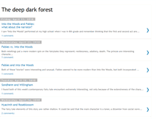 Tablet Screenshot of deepdarkforest.blogspot.com