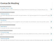 Tablet Screenshot of cronicasdowrestling.blogspot.com