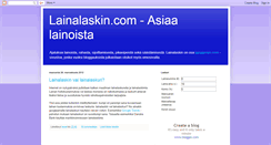 Desktop Screenshot of lainalaskin.blogspot.com