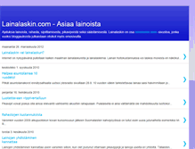 Tablet Screenshot of lainalaskin.blogspot.com