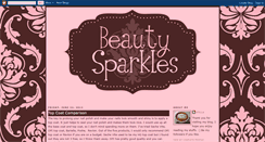 Desktop Screenshot of beautysparkles.blogspot.com