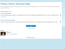 Tablet Screenshot of photonhelp.blogspot.com
