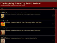 Tablet Screenshot of beatrizsocorrofineart.blogspot.com