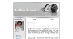 Desktop Screenshot of khalila-photos.blogspot.com