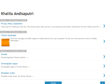 Tablet Screenshot of khalila-photos.blogspot.com