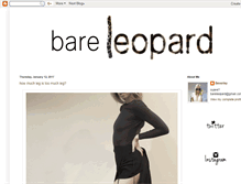 Tablet Screenshot of bareleopard.blogspot.com