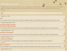 Tablet Screenshot of christianavenue.blogspot.com