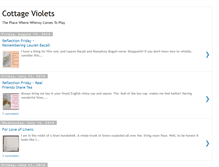 Tablet Screenshot of cottageviolets.blogspot.com