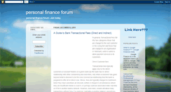 Desktop Screenshot of personal-finance-2011.blogspot.com
