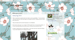 Desktop Screenshot of giftofgreen.blogspot.com