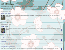 Tablet Screenshot of giftofgreen.blogspot.com