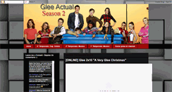 Desktop Screenshot of gleeactual.blogspot.com