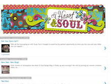 Tablet Screenshot of heartsouldesigns.blogspot.com