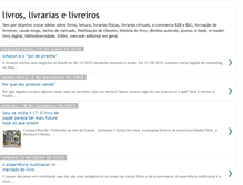 Tablet Screenshot of livroslivrariaselivreiros.blogspot.com