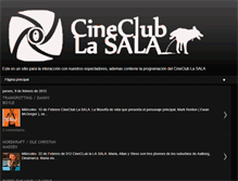 Tablet Screenshot of cineclublasala.blogspot.com