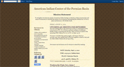 Desktop Screenshot of americanindiancenter.blogspot.com