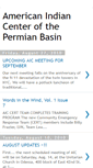 Mobile Screenshot of americanindiancenter.blogspot.com
