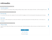 Tablet Screenshot of mikinoodles.blogspot.com