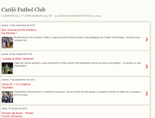Tablet Screenshot of carilofutbolclub.blogspot.com
