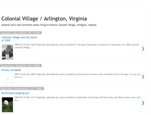 Tablet Screenshot of colonialvillage.blogspot.com