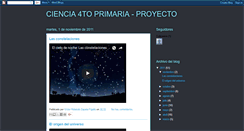 Desktop Screenshot of cienciaproyecto4.blogspot.com