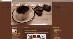 Desktop Screenshot of goodtastegoodtasting.blogspot.com