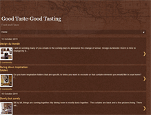 Tablet Screenshot of goodtastegoodtasting.blogspot.com