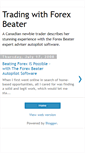 Mobile Screenshot of forexbeater.blogspot.com