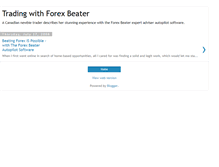 Tablet Screenshot of forexbeater.blogspot.com