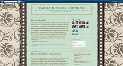 Desktop Screenshot of familyhistorydoc.blogspot.com